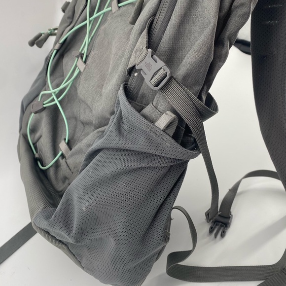 The North Face /// Grey and Teal Backpack - Picture 6 of 7